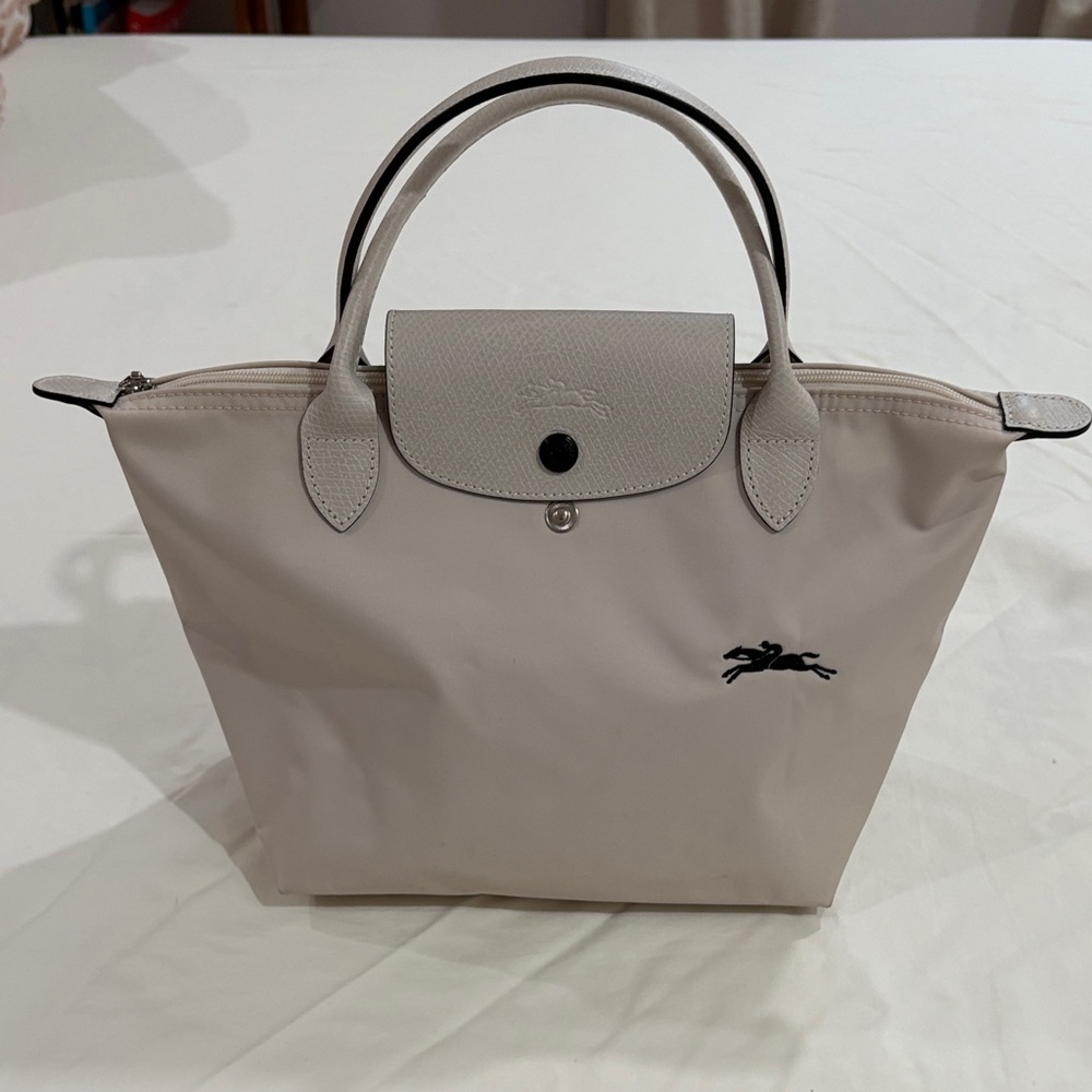Longchamp Cream Small Tote Bag